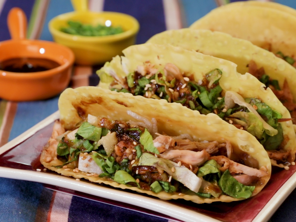 Roasted Chicken Hoisin Tacos - Bitesized.ph